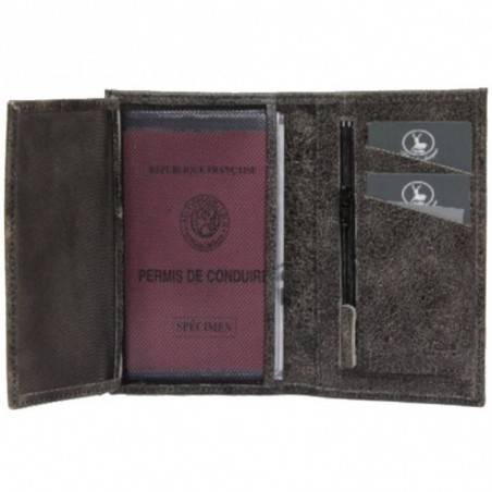 LE PORTE MONNAIE MIXTE MARRON FRANDI - 5