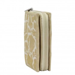 Porte monnaie à zip toile beige Arthur et Aston 8013-994 ARTHUR & ASTON - 4