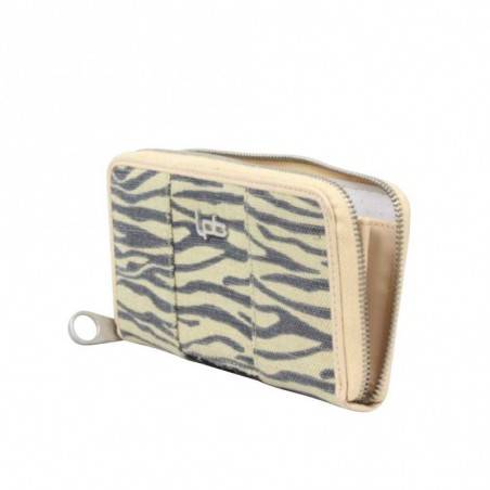 Grand porte monnaie beige zèbre Les Petites Bombes S149303 Les p'tites Bombes - 3