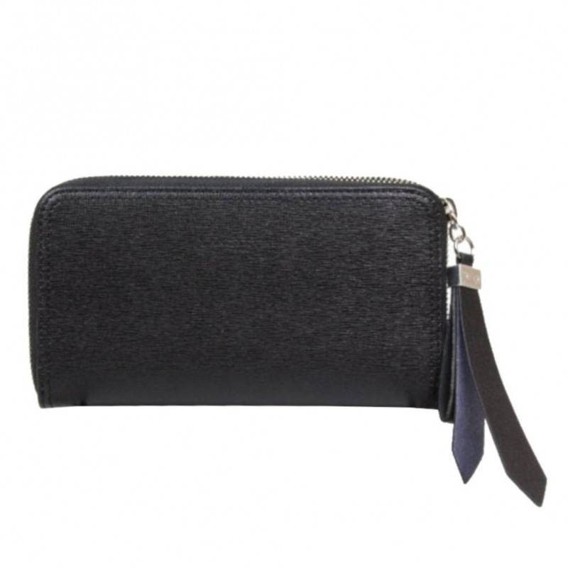 Porte-monnaie de marque Lancaster noir en cuir 142-02 LANCASTER - 1 Porte-monnaie de marque Lancaster noir en cuir 142-02 LANCASTER - 1