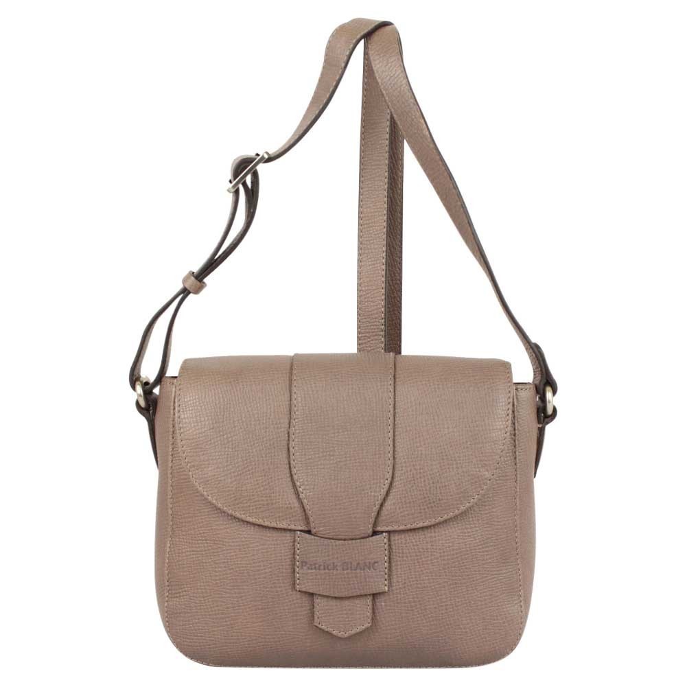 Sac bandoulière cuir Patrick Blanc bicolore 105065  PATRICK BLANC - 1