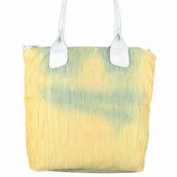 Sac cabas toile légère effet froissée 602805 Vert A DÉCOUVRIR ! - 4