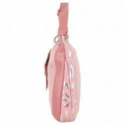 Sac Texier Kamari Fabrication France rose et argent TEXIER - 2