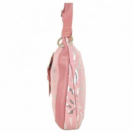 Sac Texier Kamari Fabrication France rose et argent TEXIER - 2