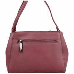 Sac bandoulière Mac Alyster Fragrance bordeaux motif fleur MAC ALYSTER  - 4