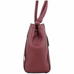 Sac bandoulière Mac Alyster Fragrance bordeaux motif fleur MAC ALYSTER  - 3