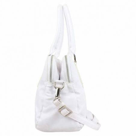 Sac à main Thierry Mugler Mondain toile / verni Blanc THIERRY MUGLER - 3