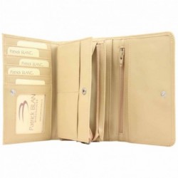 Porte monnaie Patrick Blanc toile motif imprimé AS Beige PATRICK BLANC - 2