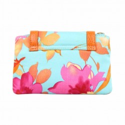 Porte monnaie pochette Mac Douglas toile motif rose MAC DOUGLAS - 3