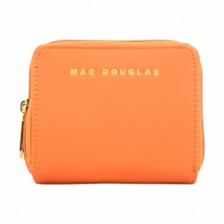 Porte monnaie pochette Mac Douglas toile motif rose MAC DOUGLAS - 1