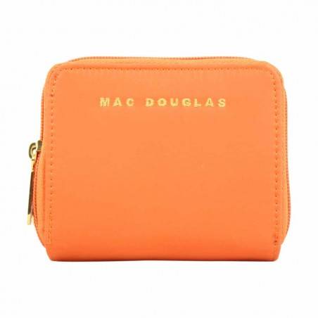 Porte monnaie pochette Mac Douglas toile motif rose MAC DOUGLAS - 1
