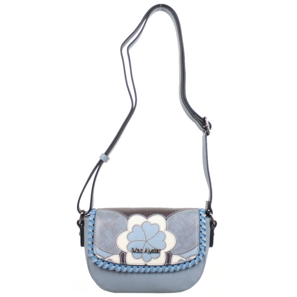 Petit sac à rabat Mac Alyster Impression bleu motif fleur MAC ALYSTER  - 1