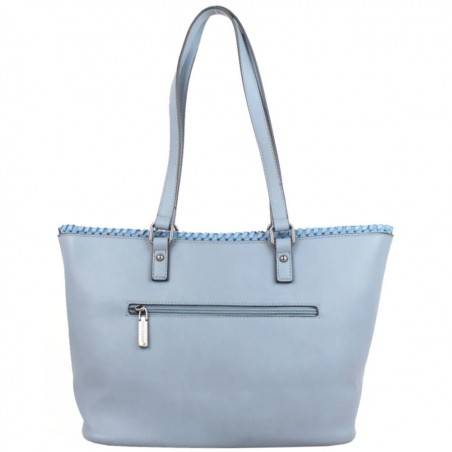 Sac shopping Mac Alyster Impression bleu motif fleur MAC ALYSTER  - 4