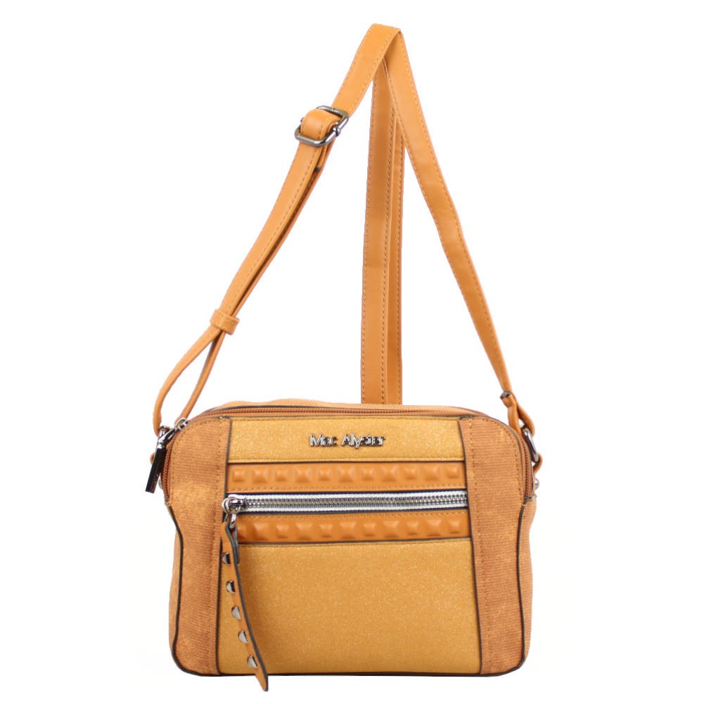 Sac trotteur Mac Alyster Muse Camel Orangé délavé pailleté MAC ALYSTER  - 1