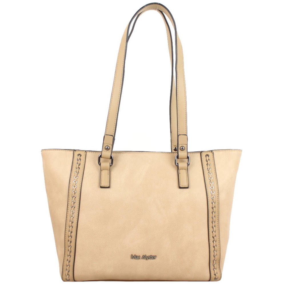 Sac shopping Mac Alyster Sublime déco lien Taupe MAC ALYSTER  - 1