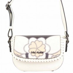 Petit sac rabat Mac Alyster Impression blanc motif fleur MAC ALYSTER  - 4