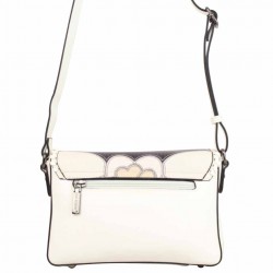 Sac grand rabat Mac Alyster Impression blanc motif fleur MAC ALYSTER  - 4