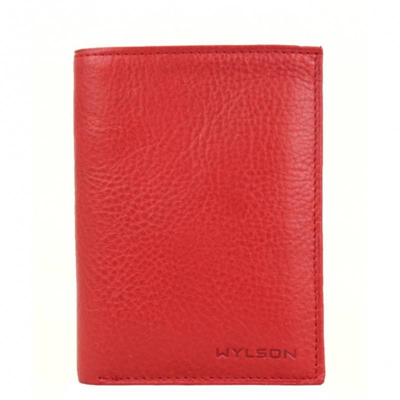 Portefeuille en cuir WYLSON Cover Rouge WYLSON - 1