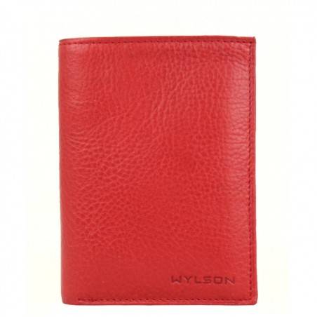 Portefeuille en cuir WYLSON Cover Rouge WYLSON - 1