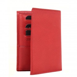 Portefeuille en cuir WYLSON Cover Rouge WYLSON - 4