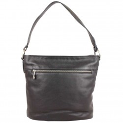 Sac seau patchwork cuir Patrick Blanc noir M PATRICK BLANC - 4