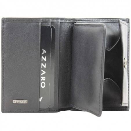 copy of Micro porte monnaie Tony Perotti cuir Noir AZZARO - 2