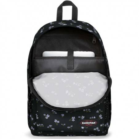 Sac à dos noir motif fleur Eastpak EK767 B97 Out Of Office