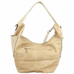 Sac épaule demi lune beige délavé A DÉCOUVRIR ! - 3