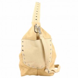 Sac épaule demi lune beige délavé A DÉCOUVRIR ! - 2