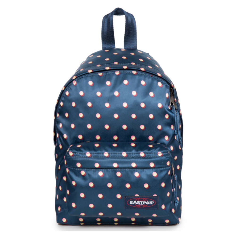 Mini sac a dos Eastpak EK043 Orbit B84 Bleu satine motif pois
