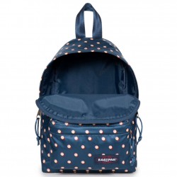 Mini sac à dos Eastpak EK043 Orbit B84 Bleu satiné motif petit pois EASTPAK - 5