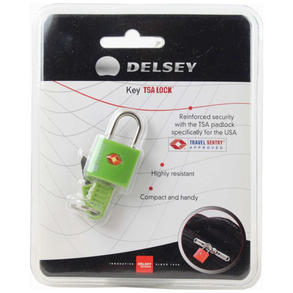 Cadenas avec 2 clés Système TSA Delsey Vert DELSEY - 1