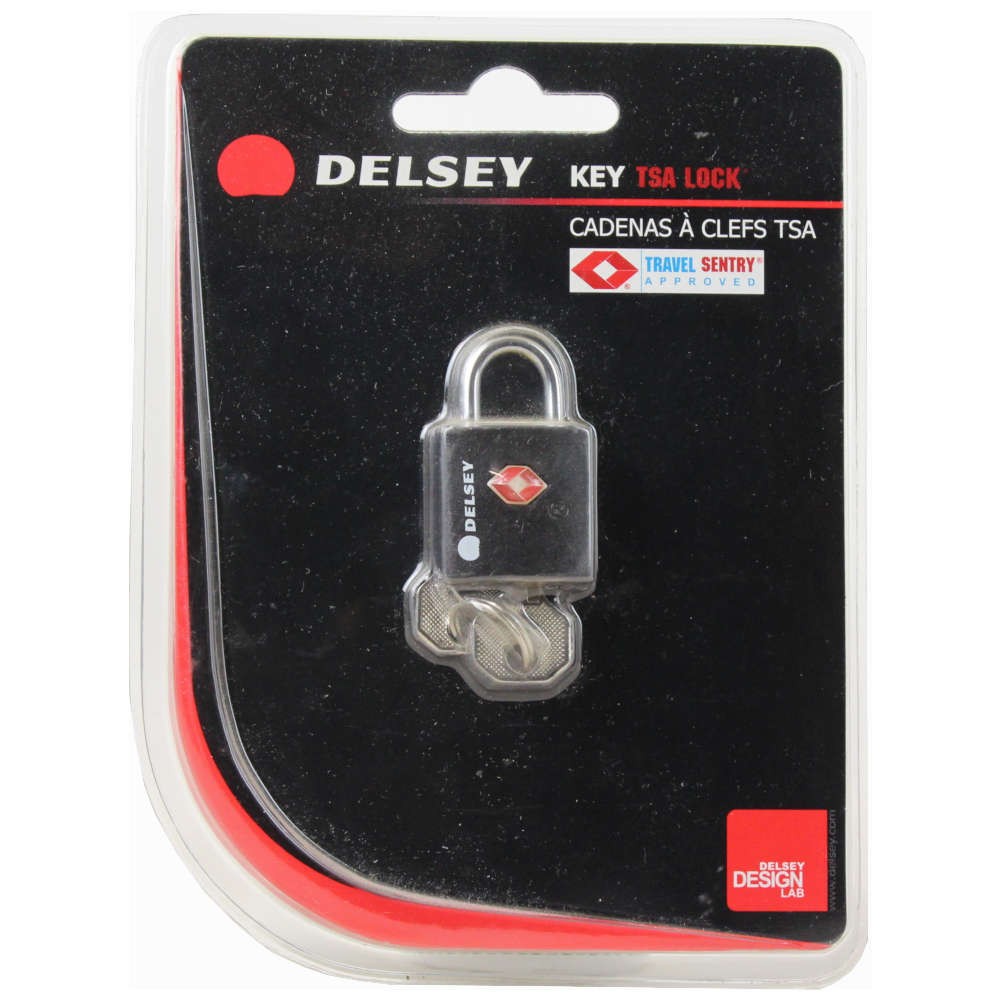Cadenas avec 2 clés Système TSA Delsey Noir DELSEY - 1