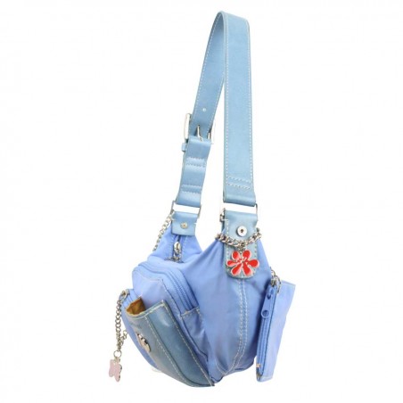 Mini sac épaule Naj-Oleari toile nylon Bleu NAJ­OLEARI - 2