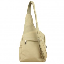 Sac à dos mono bandoulière Bamboo toile Taupe ARTHUR & ASTON - 2