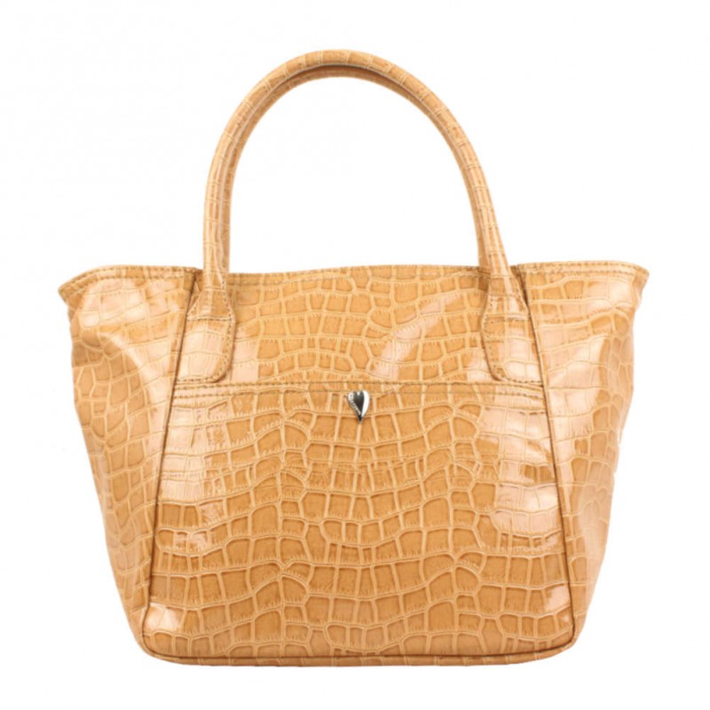 Petit sac porté main façon croco Lancaster LANCASTER - 1 Petit sac porté main façon croco Lancaster LANCASTER - 1