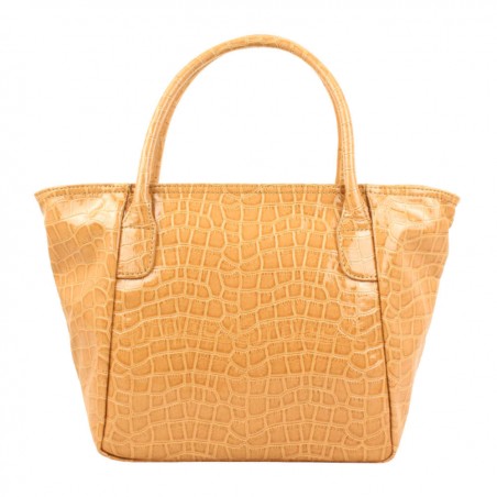 Petit sac porté main façon croco Lancaster 541-12 LANCASTER - 3