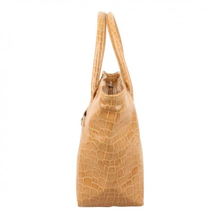 Petit sac porté main façon croco Lancaster 541-12 LANCASTER - 2