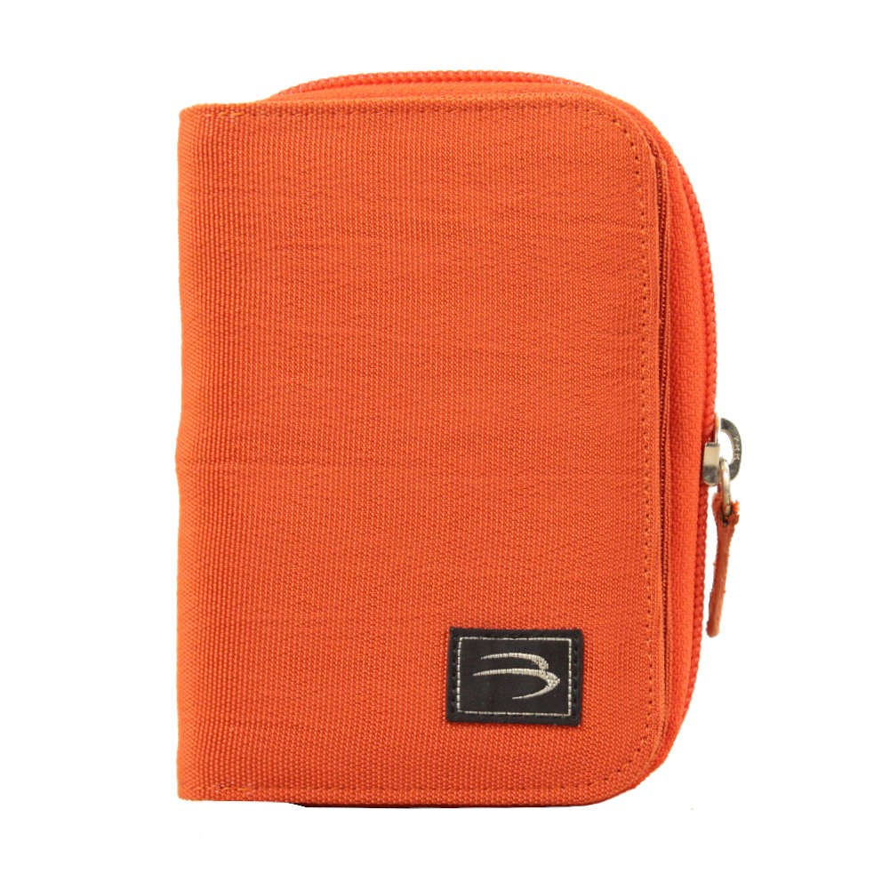 Porte monnaie + cartes Patrick Blanc orange uni PATRICK BLANC - 2