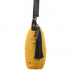 Sac seau Girls Power Star nylon surpiqué Jaune moutarde GIRLS POWER - 3