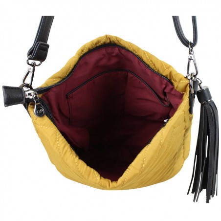 Sac seau Girls Power Star nylon surpiqué Jaune moutarde GIRLS POWER - 3