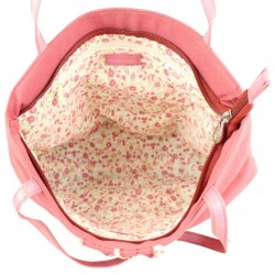 Sac épaule Patrick Blanc toile déco froufrou rose PATRICK BLANC - 2