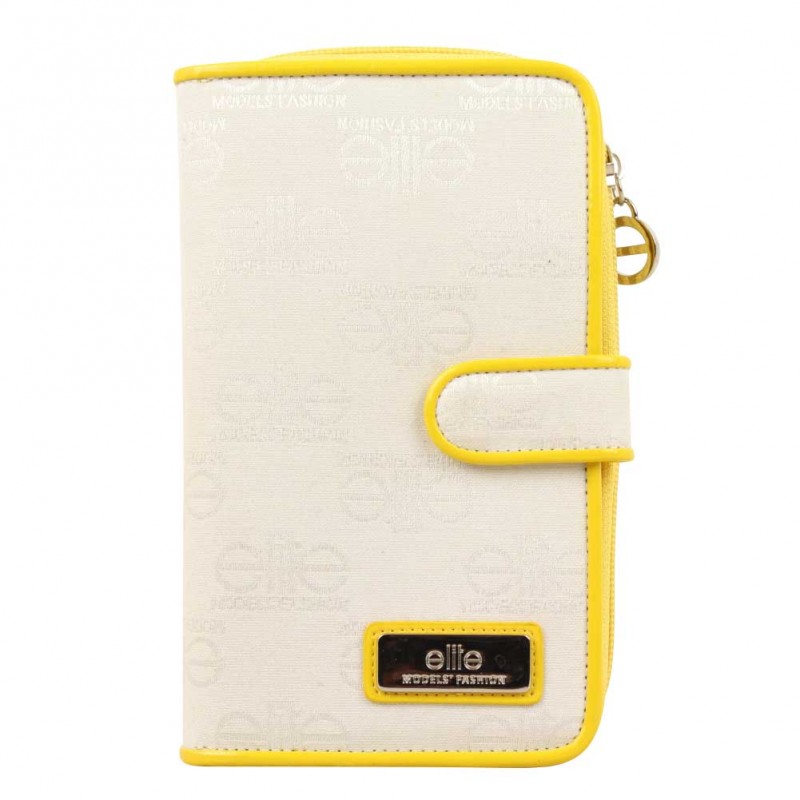 Tout en un Elite E9875 toile motif imprimé blanc / jaune ELITE - 1