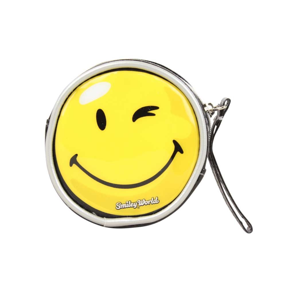 copy of Mini pochette ceinture noir verni déco smiley jaune A DÉCOUVRIR ! - 1