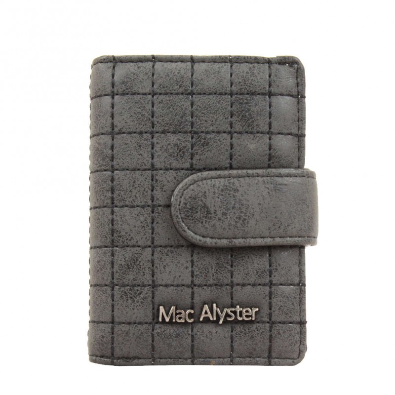 Porte cartes Mac Alyster 726 Mellow RFID surpiqué Noir MAC ALYSTER - 1