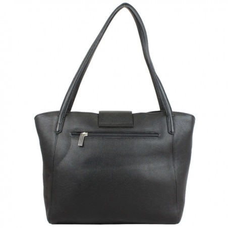 Sac cabas en cuir Patrick Blanc Trauss Noir PATRICK BLANC - 3