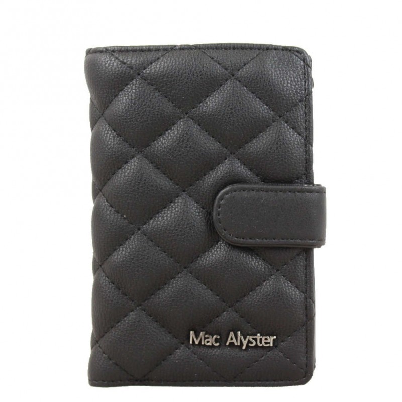 Porte monnaie Mac Alyster Défile RFID Déco surpiquée Noir MAC ALYSTER - 1