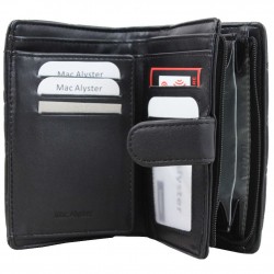Porte monnaie Mac Alyster Défile RFID Déco surpiquée Noir MAC ALYSTER - 2