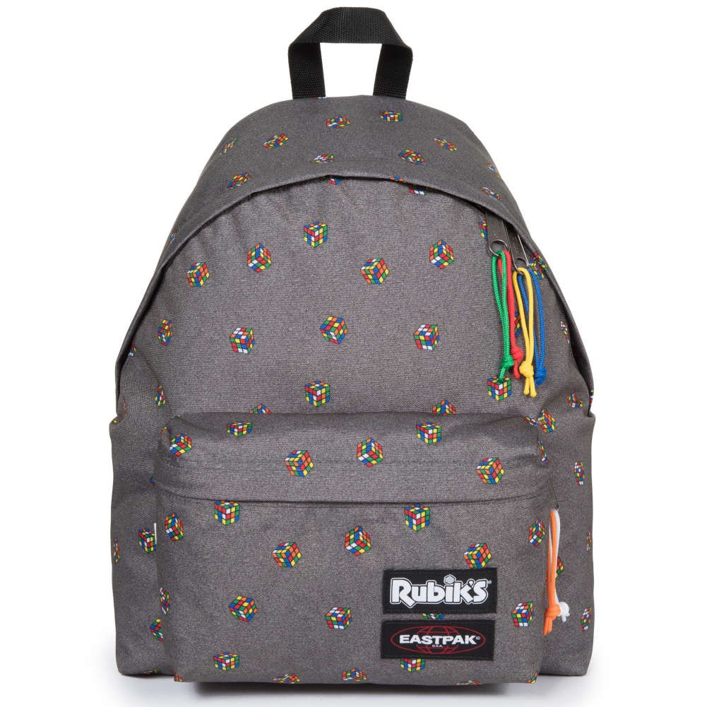 Sac ?� dos Eastpak Padded Pak'r EK620 D851 Gris motif Rubik's Cube