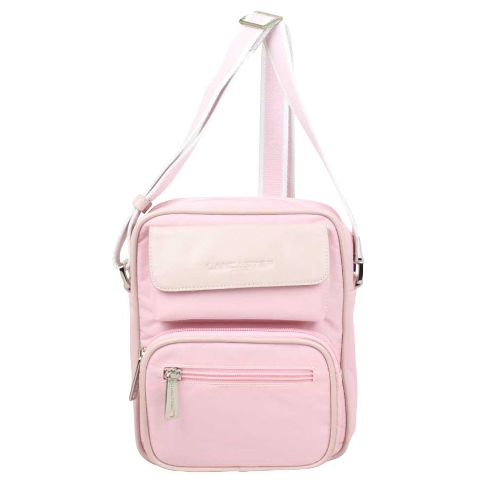 Sac pochette Lancaster toile ultra légère Rose LANCASTER - 1